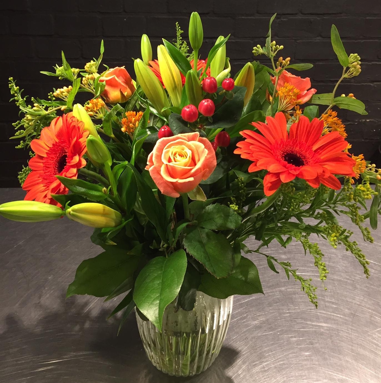 Standaard boeket - oranje