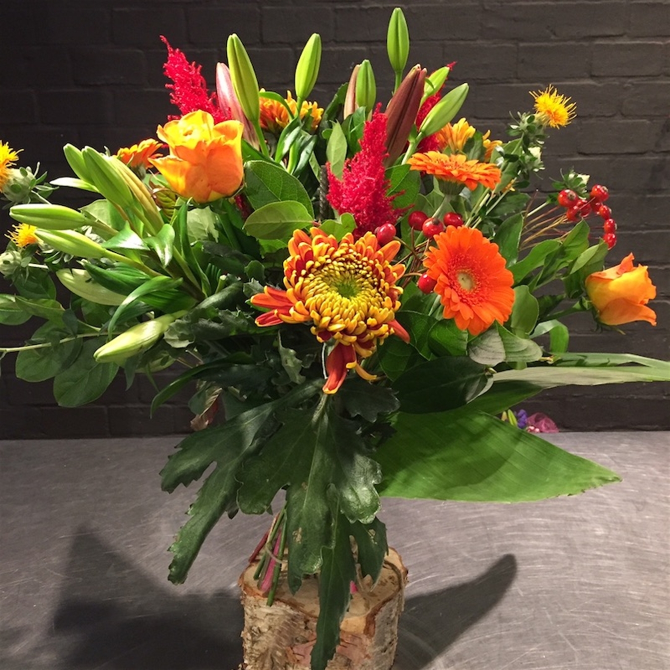 Oranje boeket